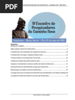 Relatos do IV Encontro de Pesquisadores do Caminho Novo