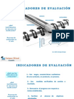 Indicadores de Evaluacion