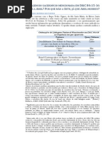 Porque Abel e Não Sete Em D&C 84 15-16