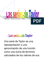 8 Serie de Taylor