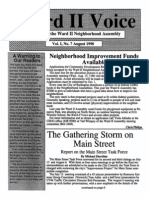Ward II Voice - Vol 1, No 7 - August 1990