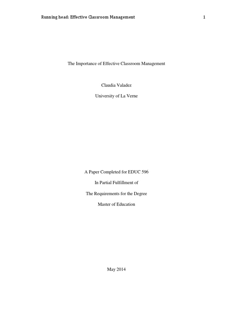 Quantitative research about classroom management image