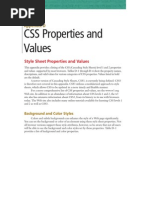 CSS Properties and Values: Appendix D