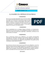 Ley de La Carrera Judicial Guatemala PDF