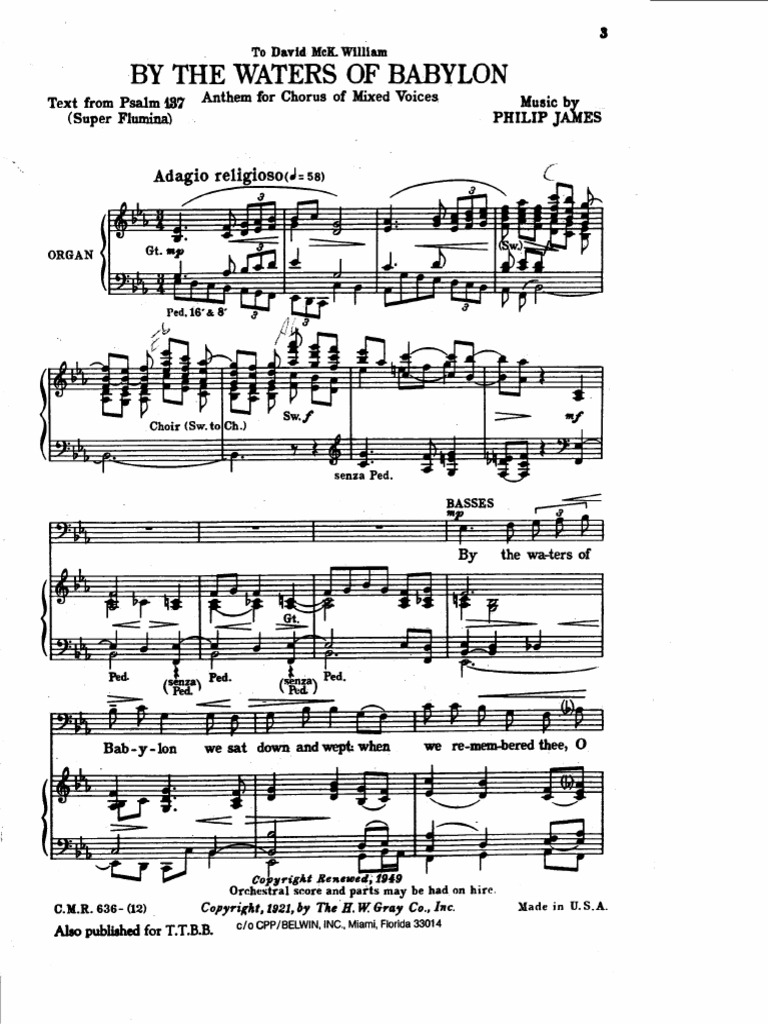 By The Waters of Babylon Philip James PDF