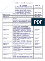 Standarde Anulate Inlocuite Pana in Mai 2013