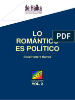 Lo Romántico Es Político. Vol II