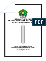 Pedoman Kaldik Madrasah Di Jateng Tp 2014-2015