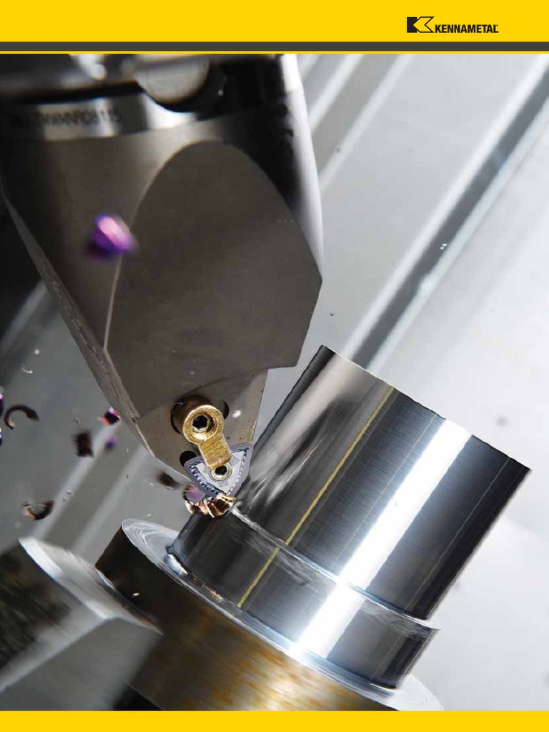 Kennametal Turning Inserts - Master Catalog | PDF | Machining | Steel