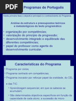 Novos Programas de Português-Power point