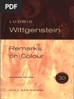 Download Ludwig Wittgenstein Remarks on Colour by Jennifer Rose SN229325966 doc pdf