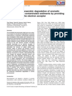 Stimulating The Anaerobic Degradation of Aromatic Hydrocarbons in Contaminated Sediments by Providing An Electrode As The Electron Acceptor