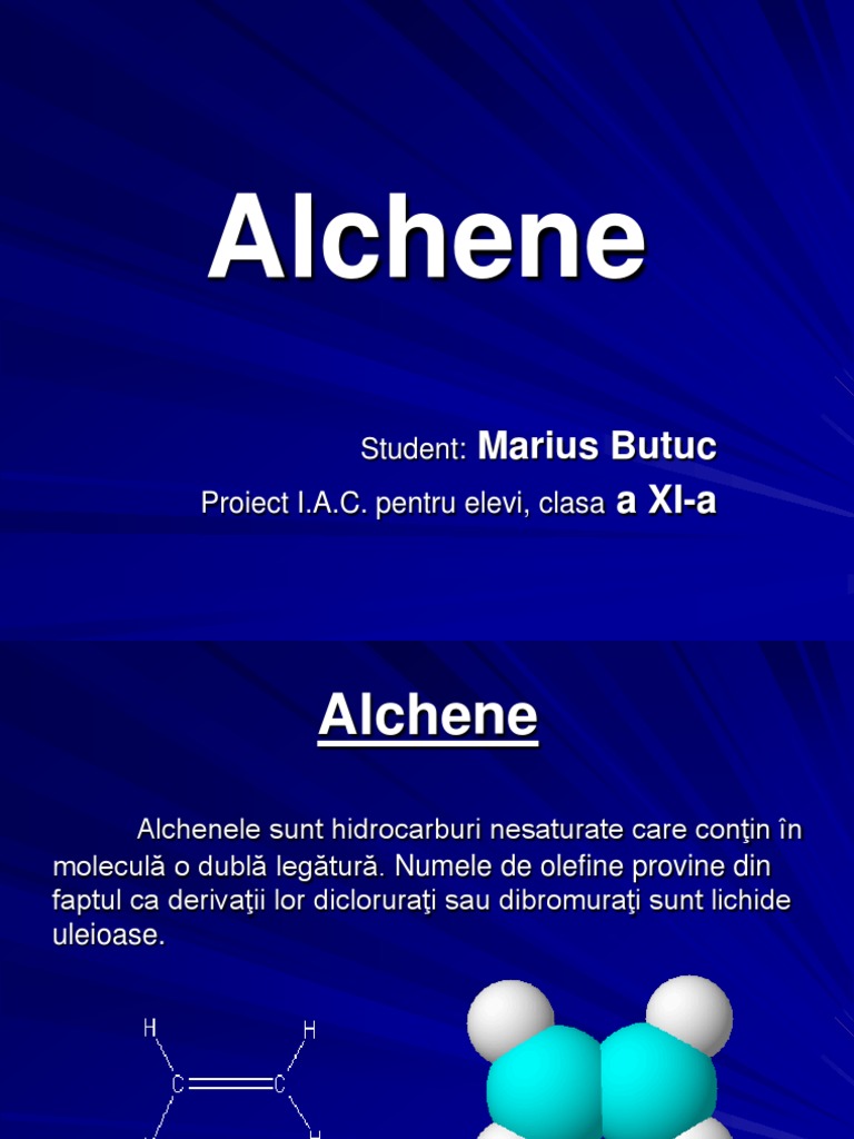 Alchene Definitie Si Structuri | PDF