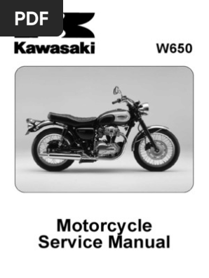 W650 Service Manual | PDF | Screw | Motor Oil