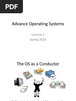 Advance Operating Systems: Spring 2014