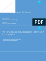  How Do I Get the Application’s Path in a C Sharp Console App