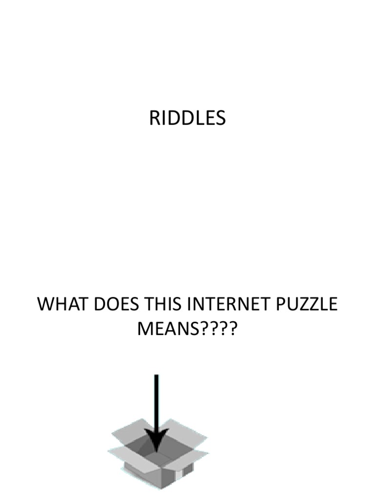 Engaging Riddles and Puzzles Collection | PDF