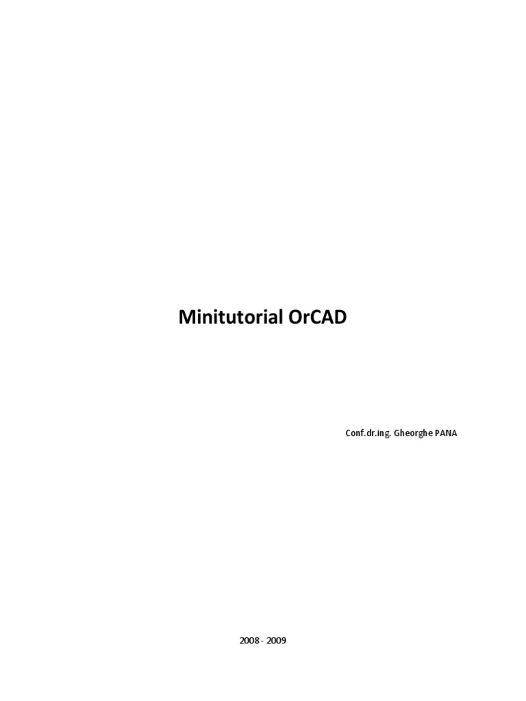 OrCAD Capture Layout | PDF