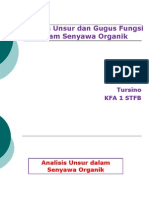 ANALISIS UNSUR DAN GUGUS FUNGSI