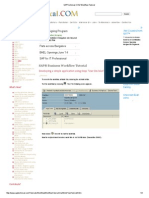 Web Designing Program: SAP® Business Workflow Tutorial