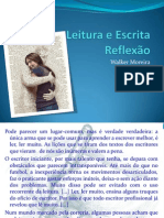 Leitura e Escrita - Reflexão