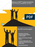 SAP Quality Awards 2014 BeLux Partners 20140505