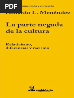 MENÉNDEZ, Eduardo. La Parte Negada de La Cultura