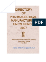 State-Wise Pharmaceutical Manufacturing Units in India