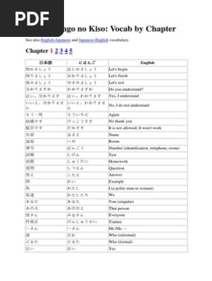 Shin nihongo no kiso