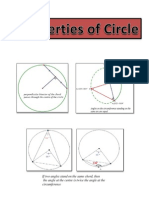 Angles on a Chord and Circles are Round Shapes