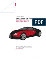 Papercraft Bugatti Veyron