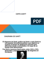 Carta Gantt Adm - Mantencion