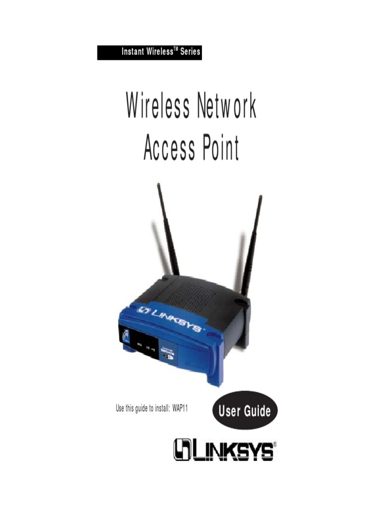 Wireless Network Access Point: User Guide | PDF | Wireless Lan ...