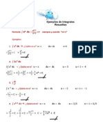 Integrales Resueltas Ejemplos 