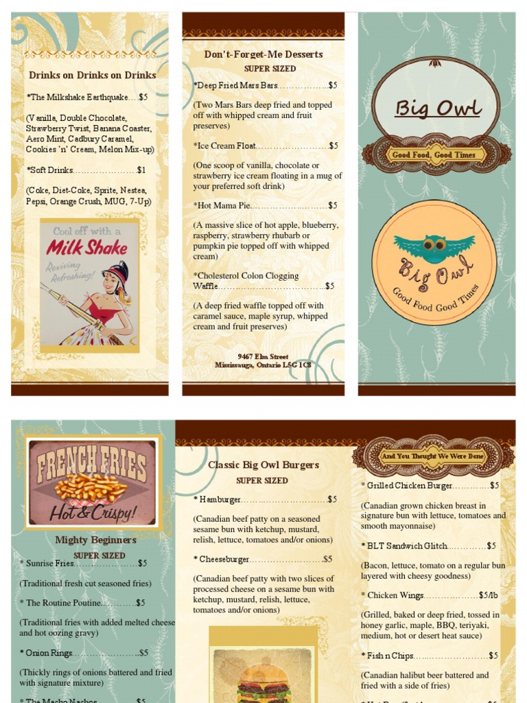 Menu | PDF