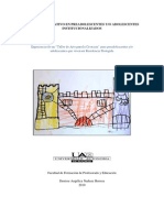 19 Octubre El Proceso Creativo en Preadolescentes y Adolescentes Institucionalizados