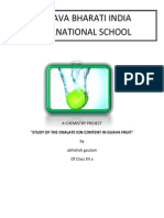 Study of Oxalate Ion Content in Guava Fruit at Different Stages of Ripening