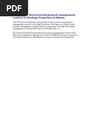 New Property Management Company Hired2