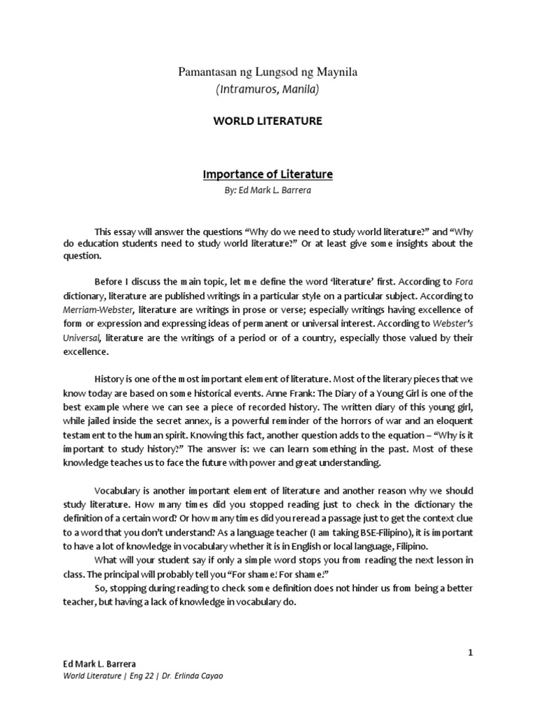 2014 english literature paper vce