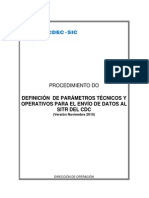 Procedimiento CDEC