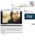 Escritor Colombiano Juan Gabriel Vásquez Gana Premio IMPAC 2014