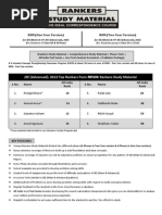 JEE (Advanced), 2013 Top Rankers From Fiitjee Rankers Study Material
