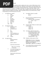Abbreviations and Symbols For Note Taking | PDF
