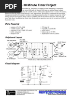 Adjustable 1-10 Minute Timer Project