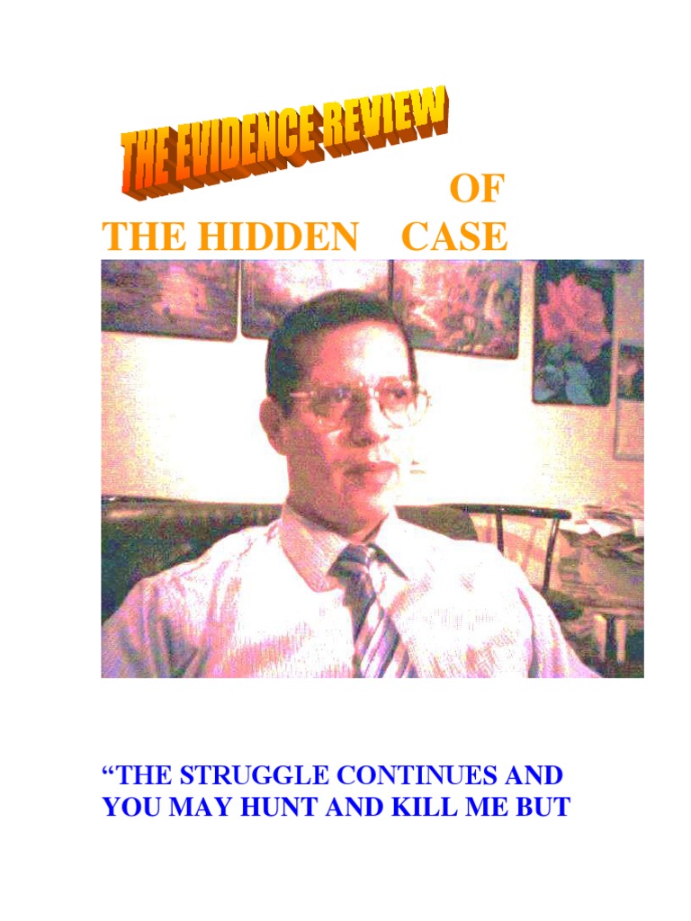 The Evidence Review of The Hidden Case PDF Jury Trial United