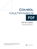 Flow Past A Cylinder: Solved With Comsol Multiphysics 3.5A