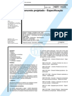 NBR 14026 - 1997 - Concreto Projetado - Especificação