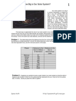 How Big Is Our Solar System