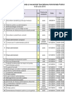 Sesiune R&RR Iunie 2014 Studenti