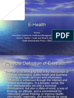 E Health Applications